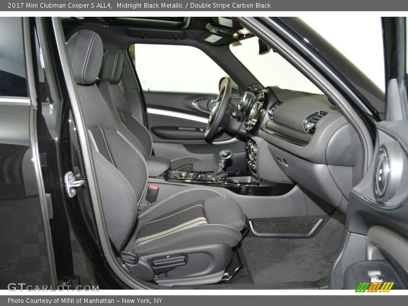 Midnight Black Metallic / Double Stripe Carbon Black 2017 Mini Clubman Cooper S ALL4