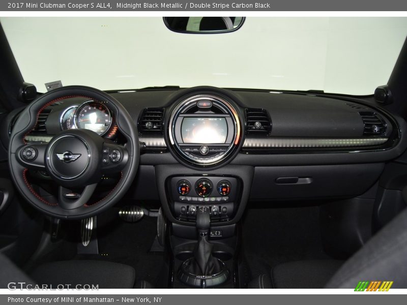 Midnight Black Metallic / Double Stripe Carbon Black 2017 Mini Clubman Cooper S ALL4