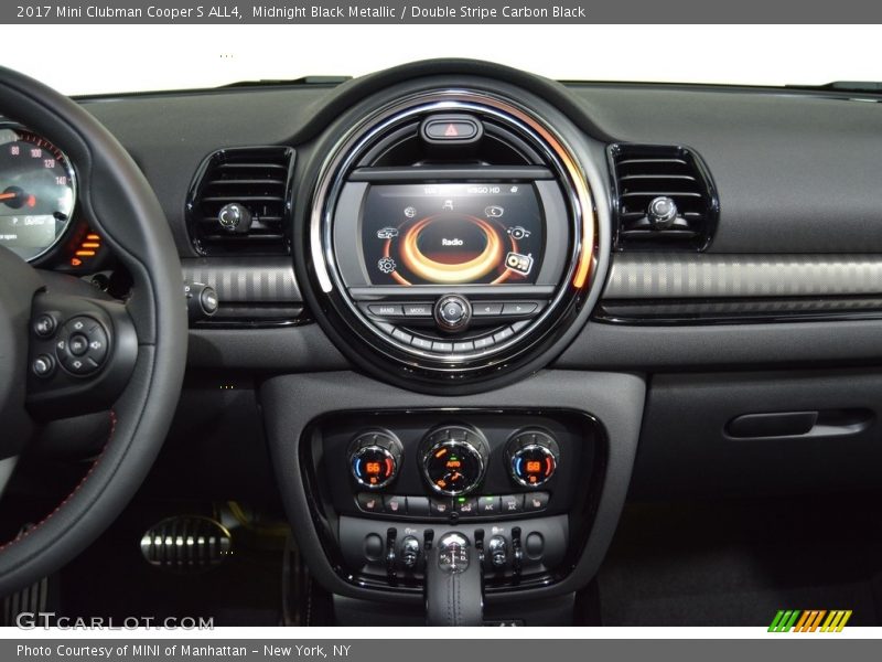 Midnight Black Metallic / Double Stripe Carbon Black 2017 Mini Clubman Cooper S ALL4