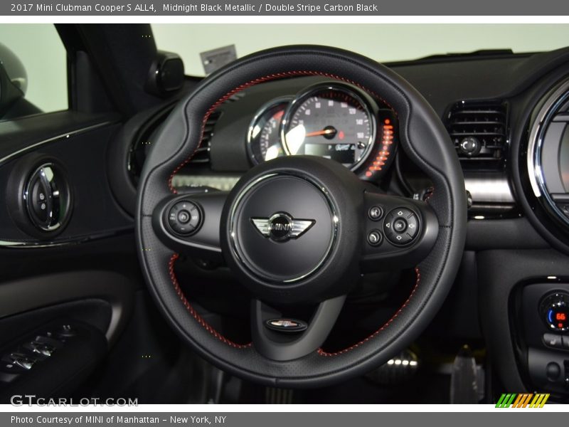 Midnight Black Metallic / Double Stripe Carbon Black 2017 Mini Clubman Cooper S ALL4