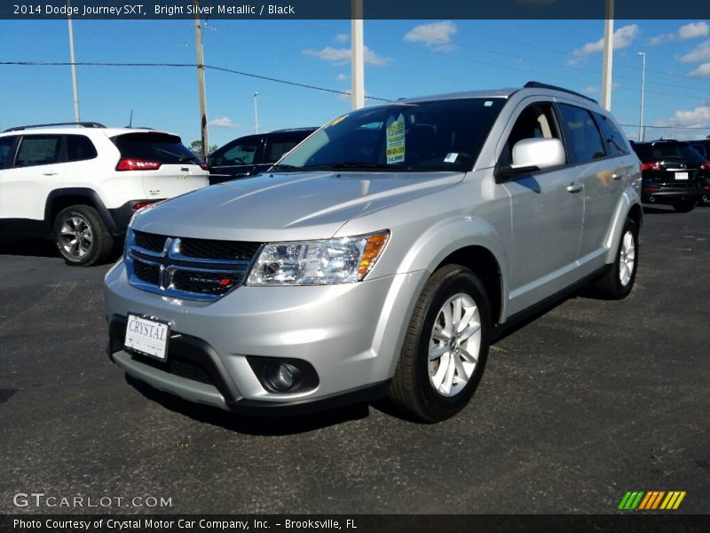 Bright Silver Metallic / Black 2014 Dodge Journey SXT