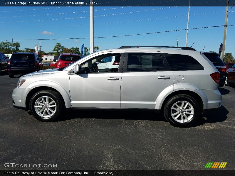 Bright Silver Metallic / Black 2014 Dodge Journey SXT
