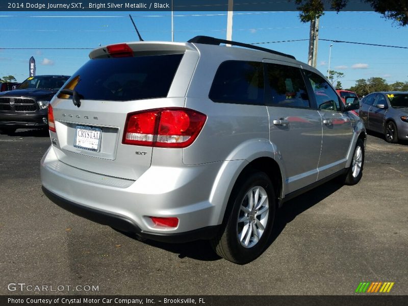 Bright Silver Metallic / Black 2014 Dodge Journey SXT