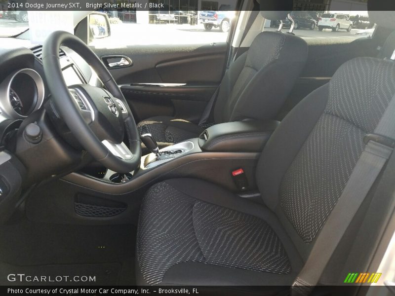 Bright Silver Metallic / Black 2014 Dodge Journey SXT