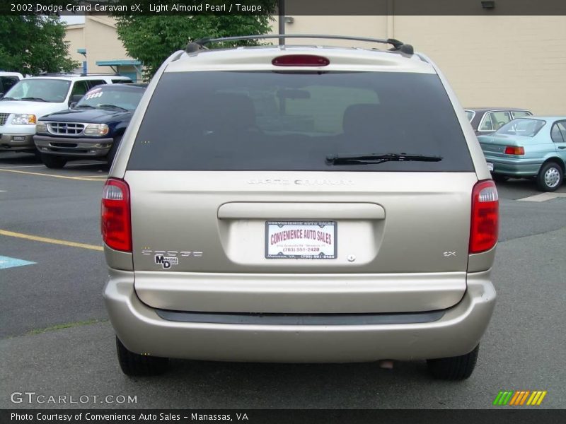 Light Almond Pearl / Taupe 2002 Dodge Grand Caravan eX