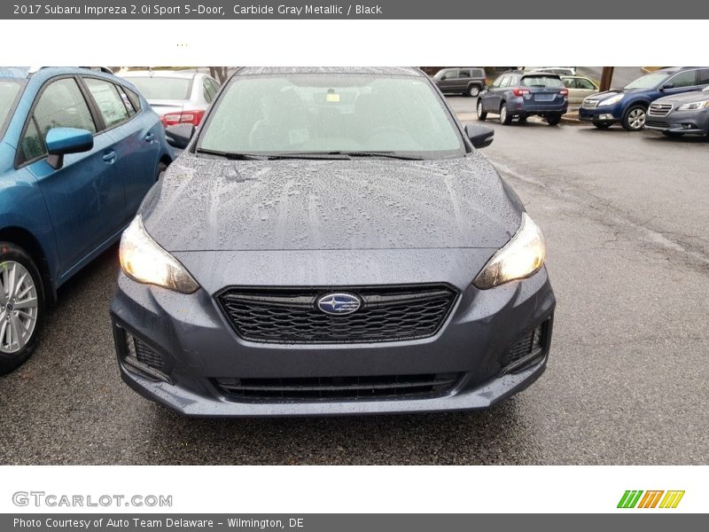 Carbide Gray Metallic / Black 2017 Subaru Impreza 2.0i Sport 5-Door