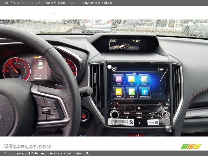 Carbide Gray Metallic / Black 2017 Subaru Impreza 2.0i Sport 5-Door