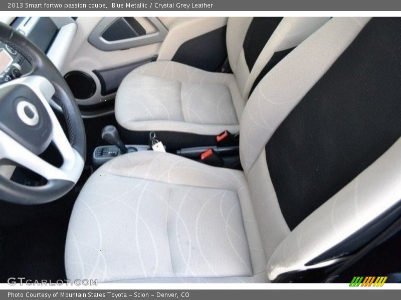 Blue Metallic / Crystal Grey Leather 2013 Smart fortwo passion coupe
