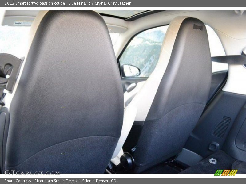 Blue Metallic / Crystal Grey Leather 2013 Smart fortwo passion coupe