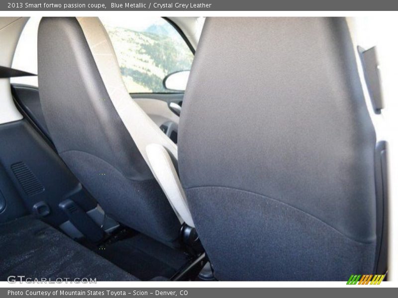Blue Metallic / Crystal Grey Leather 2013 Smart fortwo passion coupe