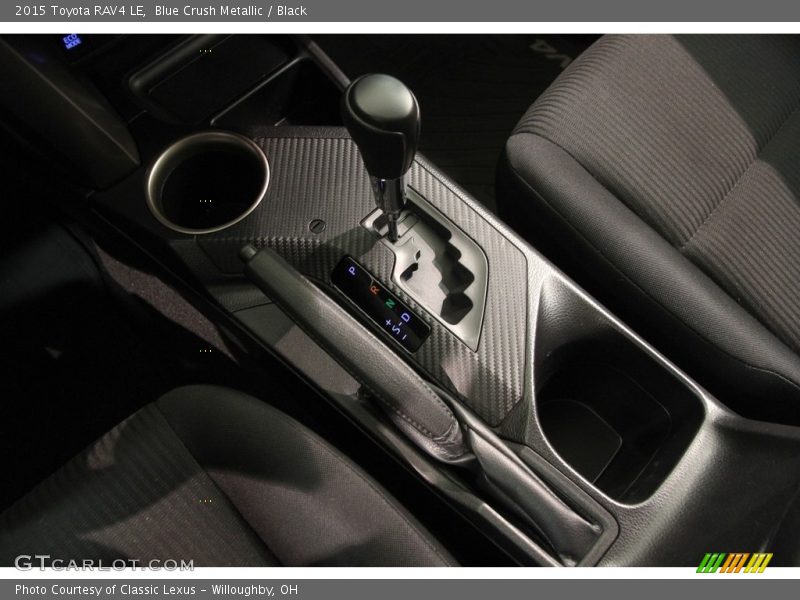 Blue Crush Metallic / Black 2015 Toyota RAV4 LE