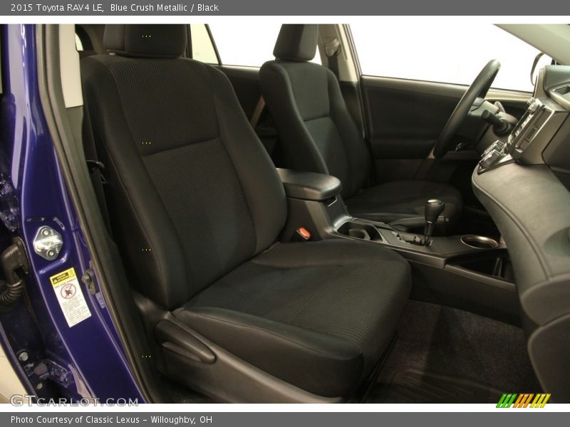 Blue Crush Metallic / Black 2015 Toyota RAV4 LE