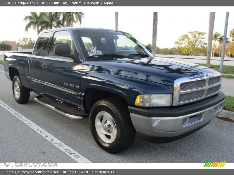 Patriot Blue Pearl / Agate 2001 Dodge Ram 1500 ST Club Cab