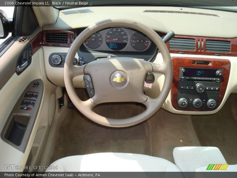 Black / Neutral Beige 2006 Chevrolet Impala LS