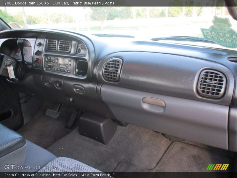 Patriot Blue Pearl / Agate 2001 Dodge Ram 1500 ST Club Cab