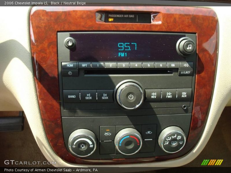 Black / Neutral Beige 2006 Chevrolet Impala LS