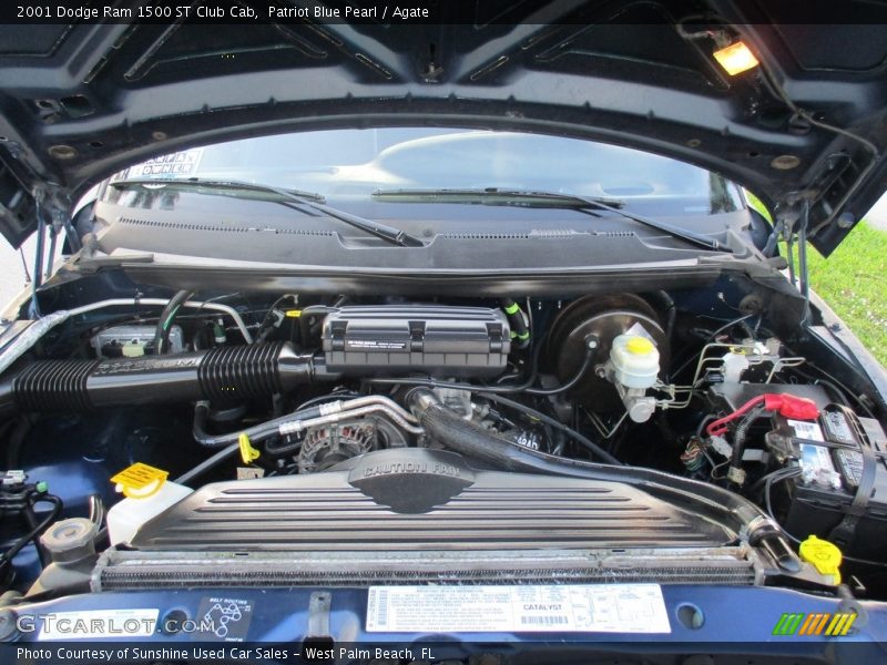 Patriot Blue Pearl / Agate 2001 Dodge Ram 1500 ST Club Cab