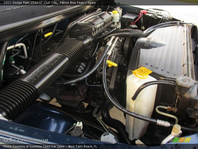 Patriot Blue Pearl / Agate 2001 Dodge Ram 1500 ST Club Cab