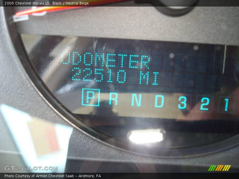 Black / Neutral Beige 2006 Chevrolet Impala LS