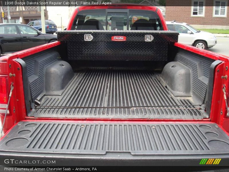 Flame Red / Agate 1998 Dodge Dakota Sport Regular Cab 4x4
