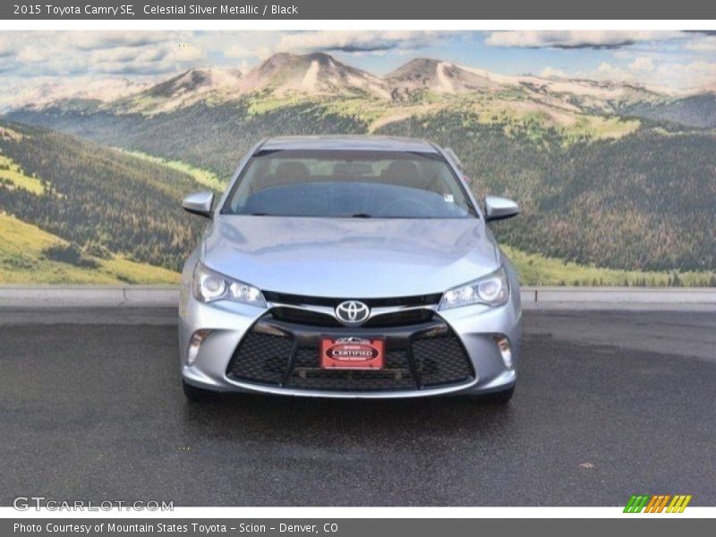 Celestial Silver Metallic / Black 2015 Toyota Camry SE