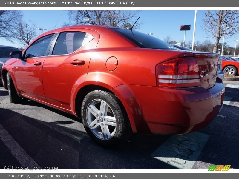 Inferno Red Crystal Pearl / Dark Slate Gray 2010 Dodge Avenger Express