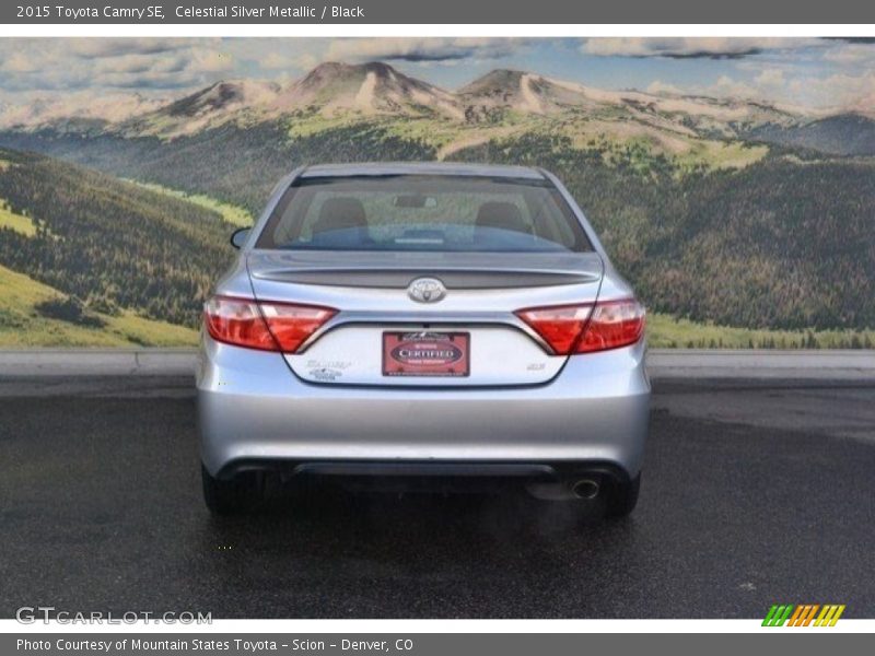 Celestial Silver Metallic / Black 2015 Toyota Camry SE