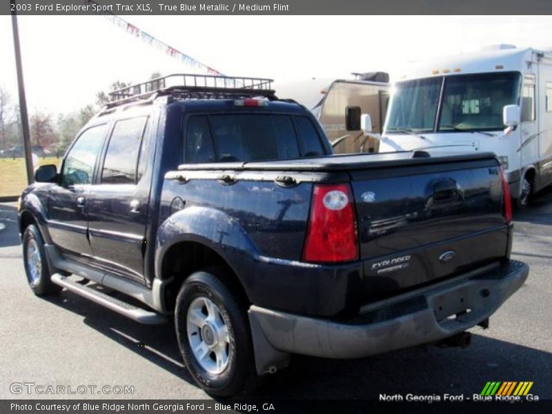 True Blue Metallic / Medium Flint 2003 Ford Explorer Sport Trac XLS