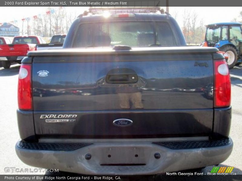 True Blue Metallic / Medium Flint 2003 Ford Explorer Sport Trac XLS
