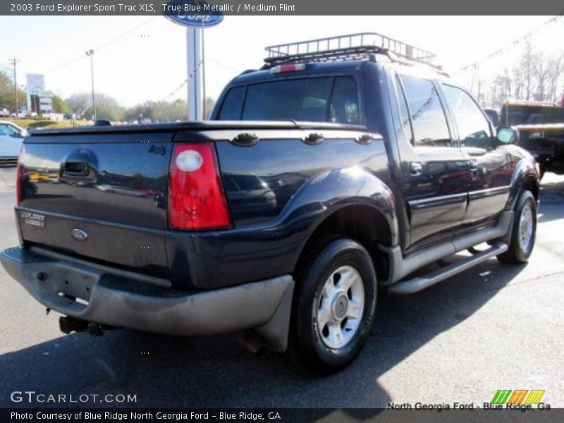 True Blue Metallic / Medium Flint 2003 Ford Explorer Sport Trac XLS