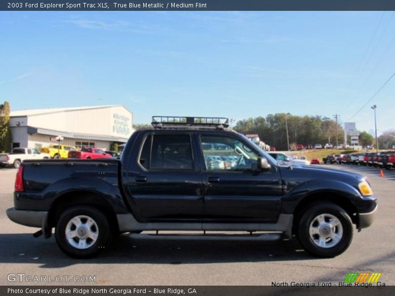 True Blue Metallic / Medium Flint 2003 Ford Explorer Sport Trac XLS