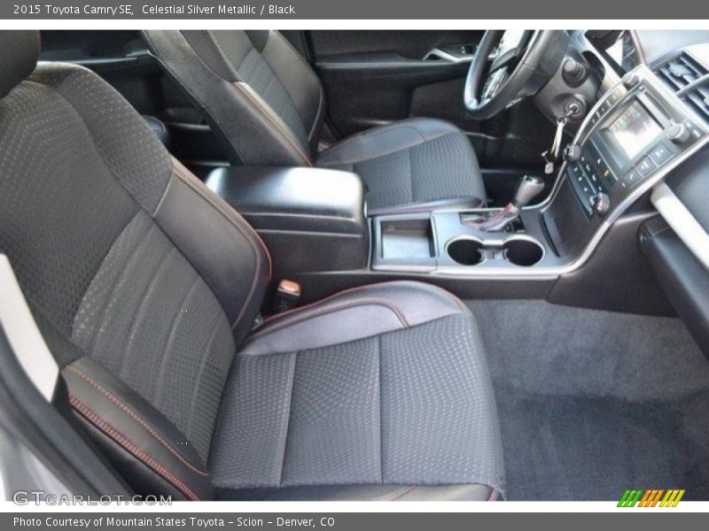 Celestial Silver Metallic / Black 2015 Toyota Camry SE