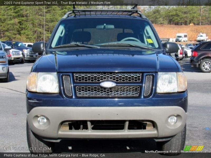 True Blue Metallic / Medium Flint 2003 Ford Explorer Sport Trac XLS