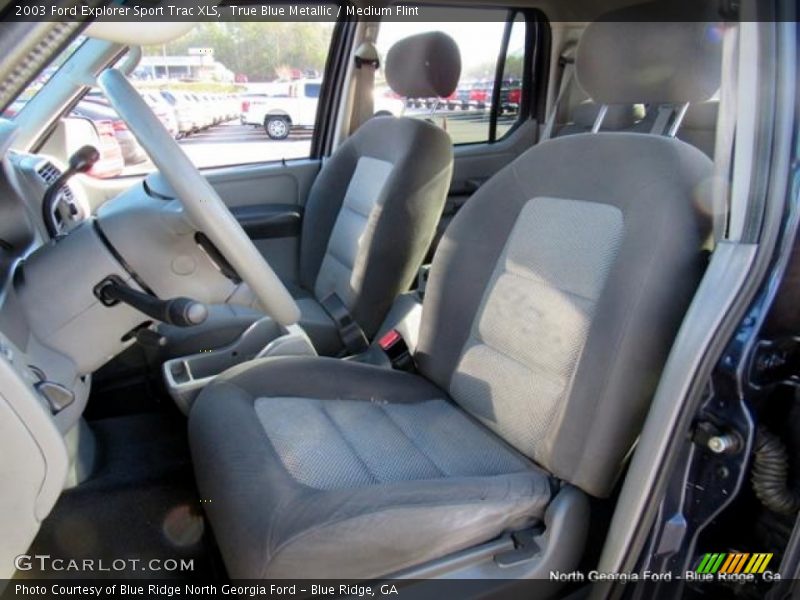 True Blue Metallic / Medium Flint 2003 Ford Explorer Sport Trac XLS
