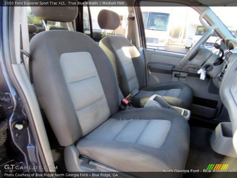 True Blue Metallic / Medium Flint 2003 Ford Explorer Sport Trac XLS