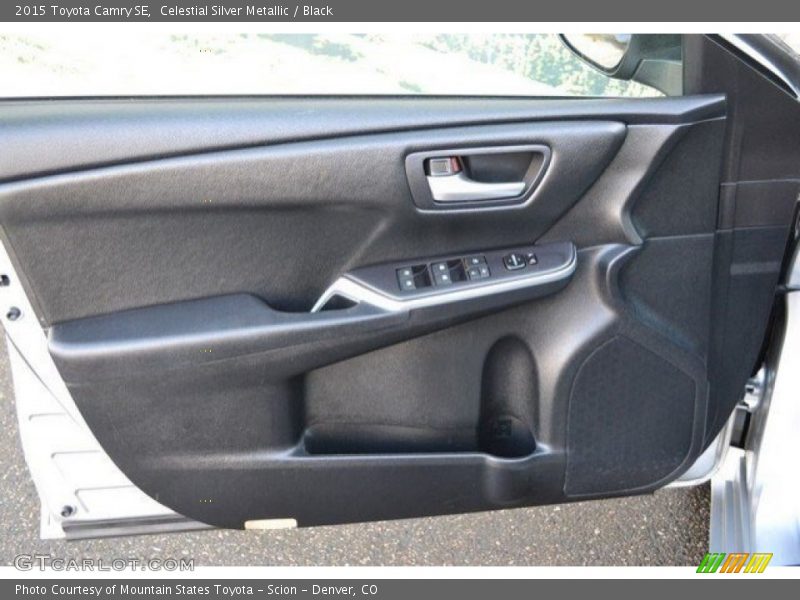 Celestial Silver Metallic / Black 2015 Toyota Camry SE