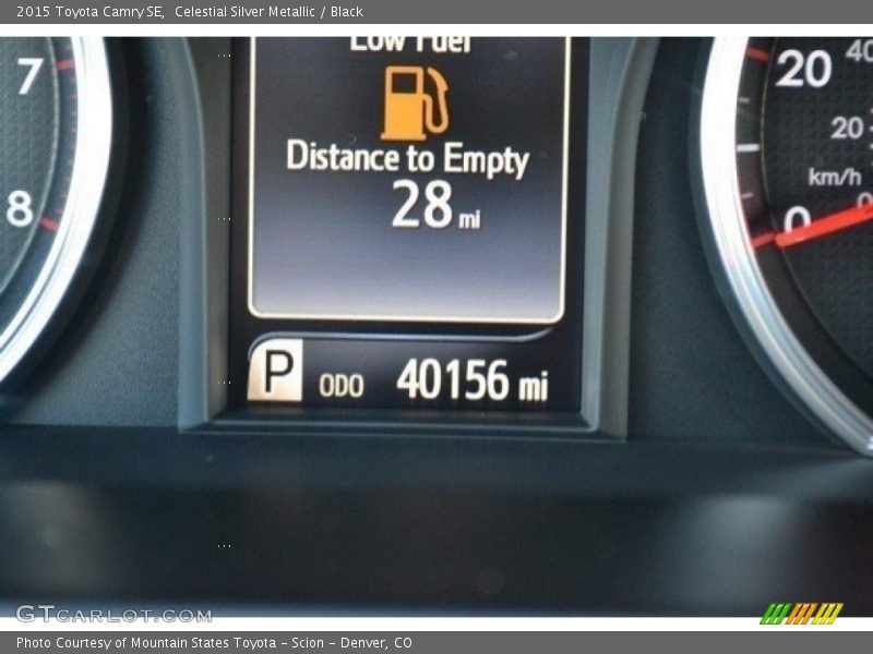 Celestial Silver Metallic / Black 2015 Toyota Camry SE