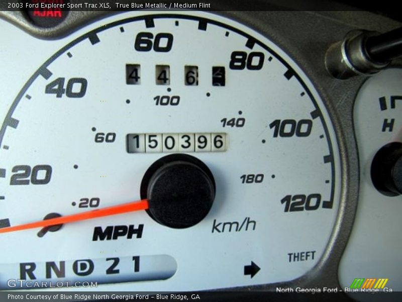 True Blue Metallic / Medium Flint 2003 Ford Explorer Sport Trac XLS