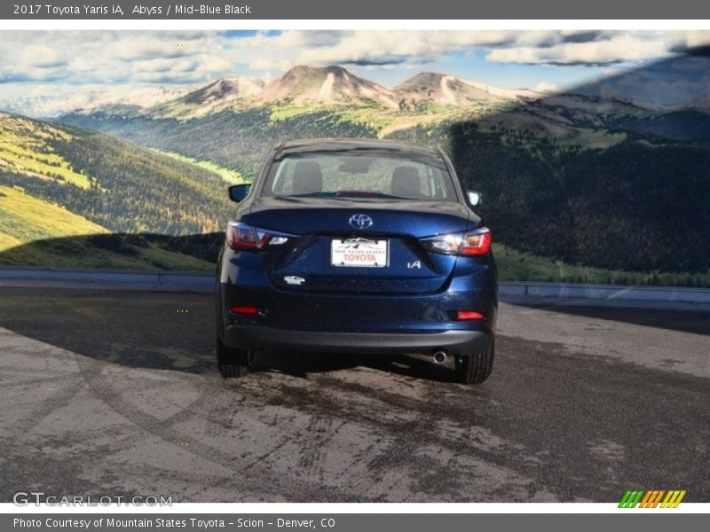 Abyss / Mid-Blue Black 2017 Toyota Yaris iA