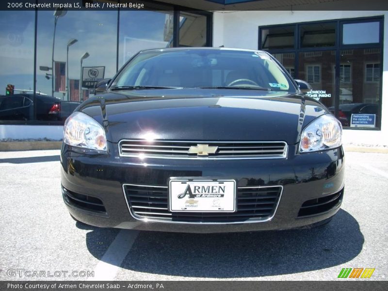 Black / Neutral Beige 2006 Chevrolet Impala LS