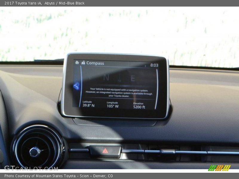 Abyss / Mid-Blue Black 2017 Toyota Yaris iA