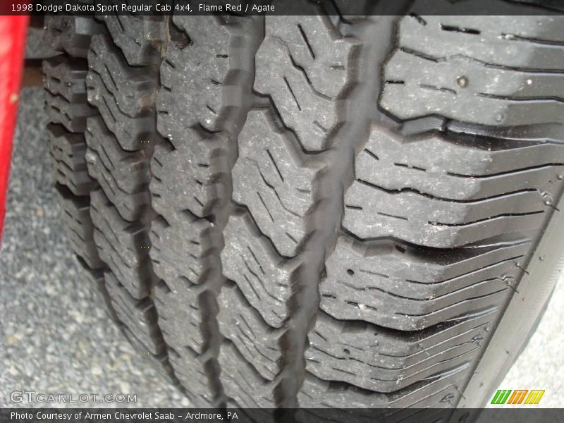 Flame Red / Agate 1998 Dodge Dakota Sport Regular Cab 4x4