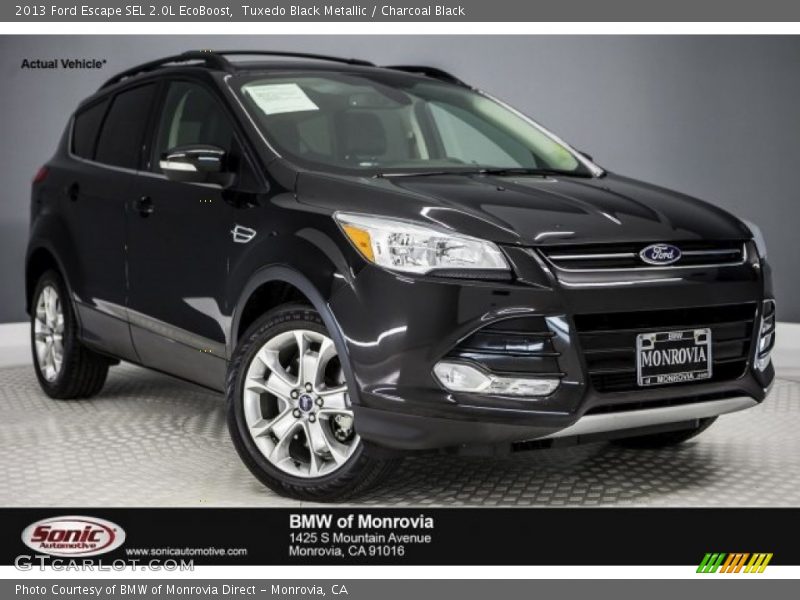 Tuxedo Black Metallic / Charcoal Black 2013 Ford Escape SEL 2.0L EcoBoost