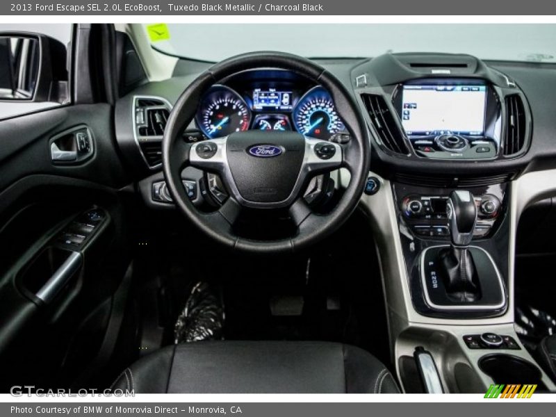 Tuxedo Black Metallic / Charcoal Black 2013 Ford Escape SEL 2.0L EcoBoost