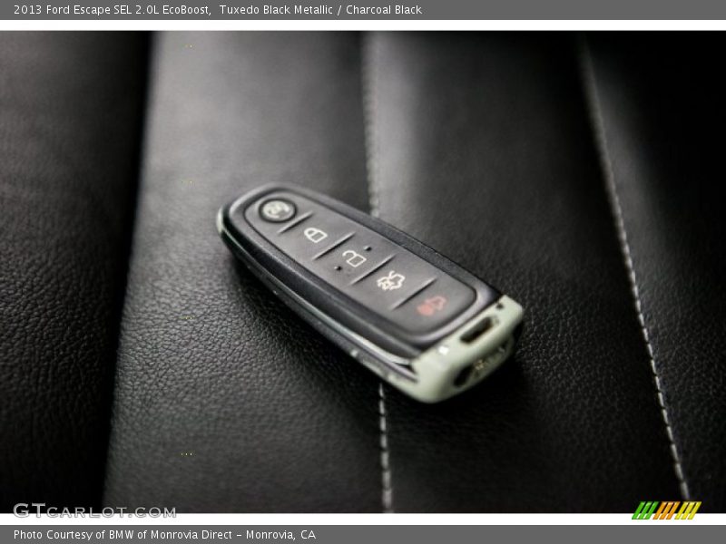 Tuxedo Black Metallic / Charcoal Black 2013 Ford Escape SEL 2.0L EcoBoost