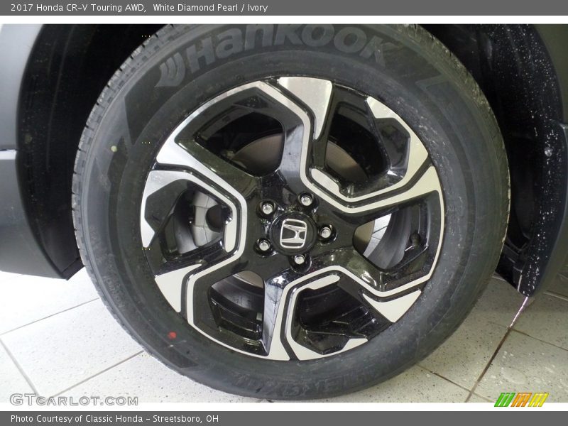 White Diamond Pearl / Ivory 2017 Honda CR-V Touring AWD