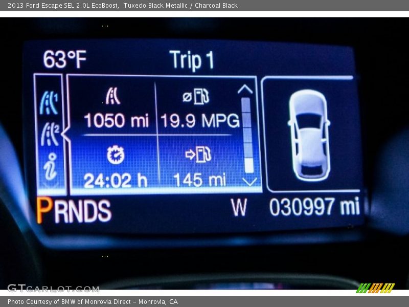 Tuxedo Black Metallic / Charcoal Black 2013 Ford Escape SEL 2.0L EcoBoost