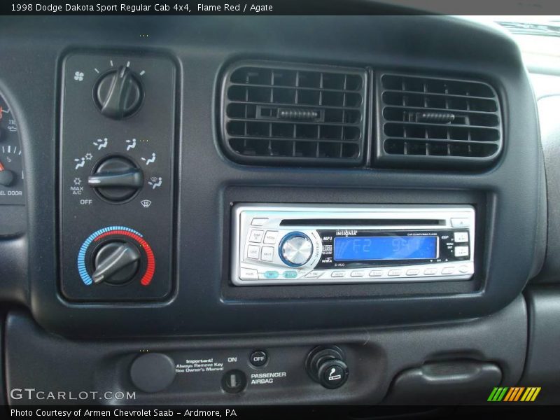 Flame Red / Agate 1998 Dodge Dakota Sport Regular Cab 4x4