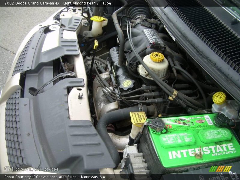 Light Almond Pearl / Taupe 2002 Dodge Grand Caravan eX