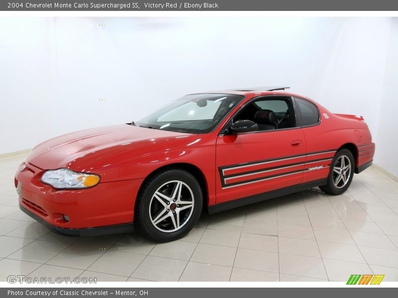 Victory Red / Ebony Black 2004 Chevrolet Monte Carlo Supercharged SS